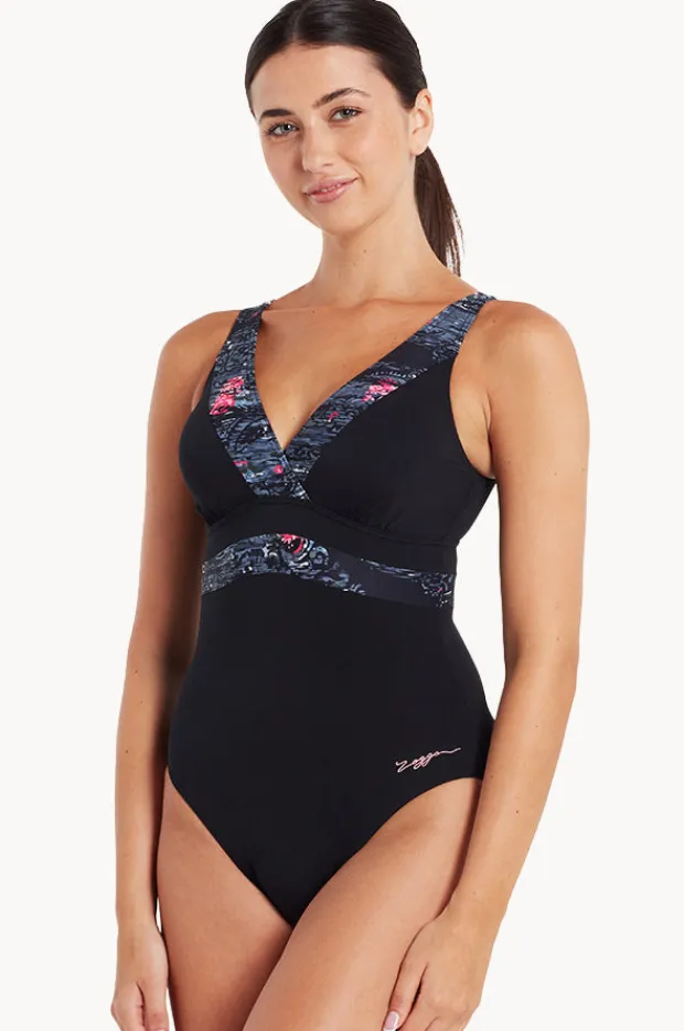 Women Zoggs Dusk Square Back One Piece