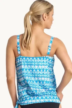 Women Poolproof Dynasty Bandeau Blouson Tankini Separate