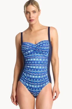 Women Poolproof Dynasty D Cup Cross Front One Piece