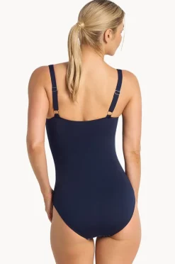 Women Poolproof Dynasty D Cup Cross Front One Piece