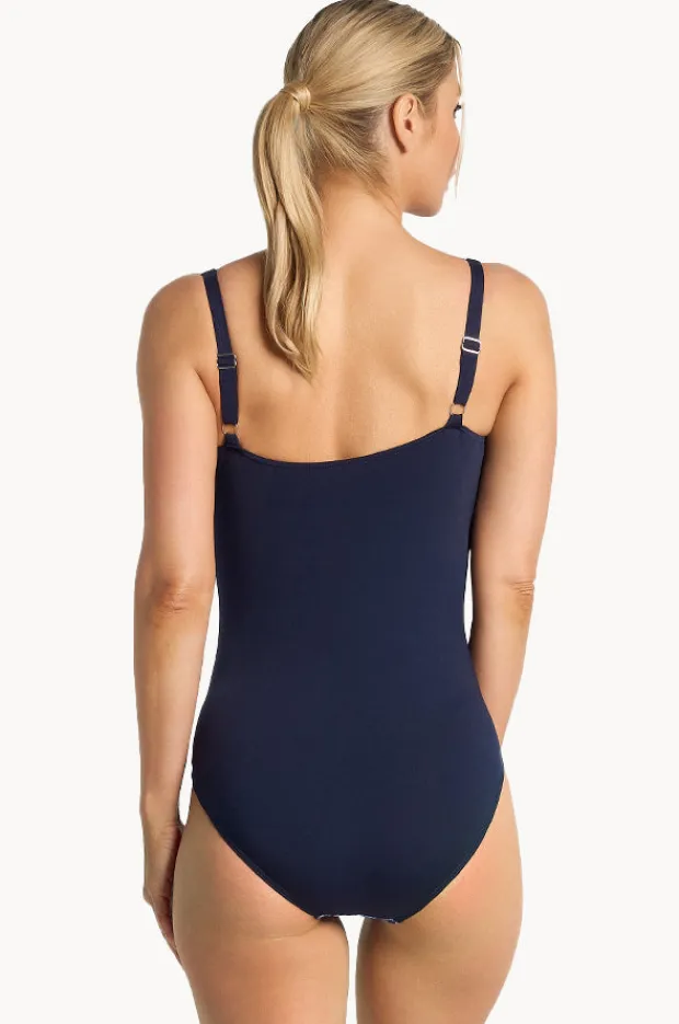 Women Poolproof Dynasty DD/E Cup Piped One Piece