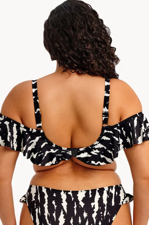 Women Elomi Swimwear Echo Shell H Cup Ruffle Plunge Bra