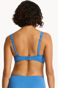 Women Sea Level Eco Essentials Cross Front Bra