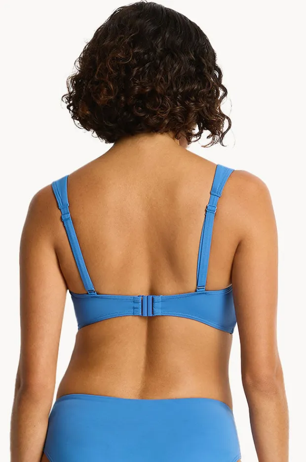 Women Sea Level Eco Essentials Cross Front Bra