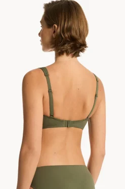 Women Sea Level Eco Essentials Cross Front Bra