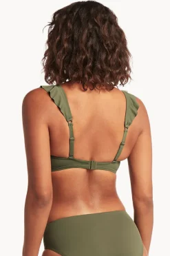 Women Sea Level Eco Essentials Frill Bra
