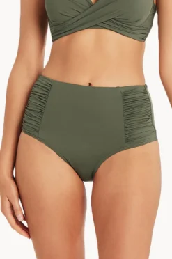 Women Sea Level Eco Essentials Gathered High Waist Pant