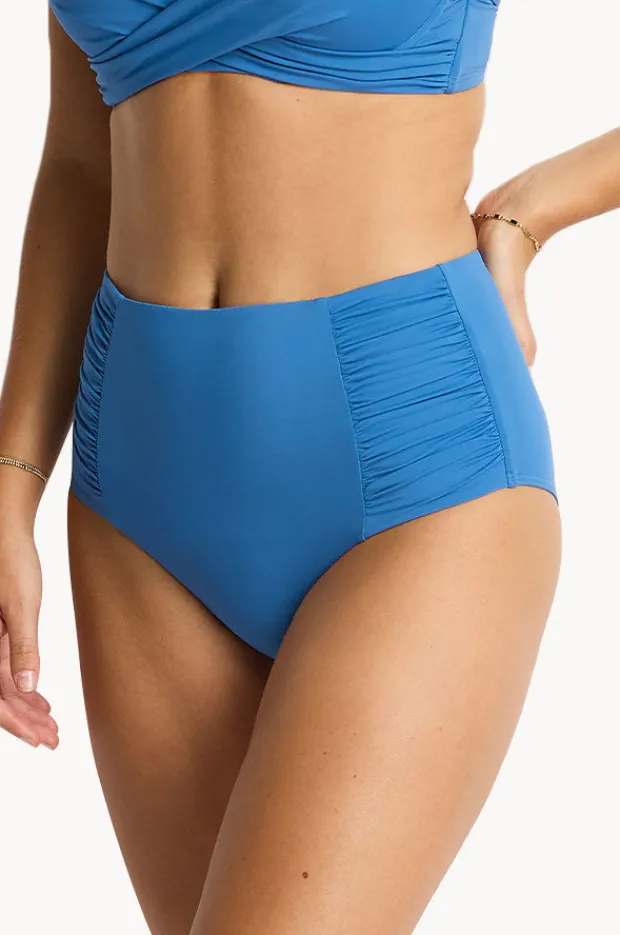 Women Sea Level Eco Essentials Gathered High Waist Pant