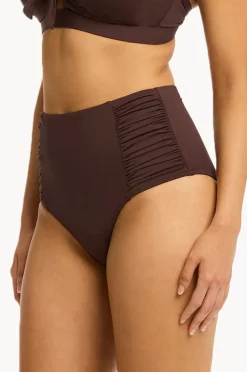 Women Sea Level Eco Essentials Gathered High Waist Pant