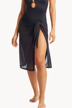 Women Sea Level Eco Essentials Mesh Swim Wrap