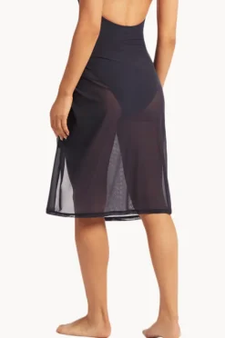 Women Sea Level Eco Essentials Mesh Swim Wrap