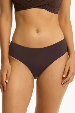 Women Sea Level Eco Essentials Mid Bikini Pant
