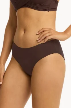 Women Sea Level Eco Essentials Mid Bikini Pant