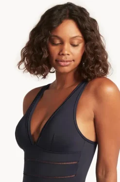 Women Sea Level Eco Essentials Spliced One Piece