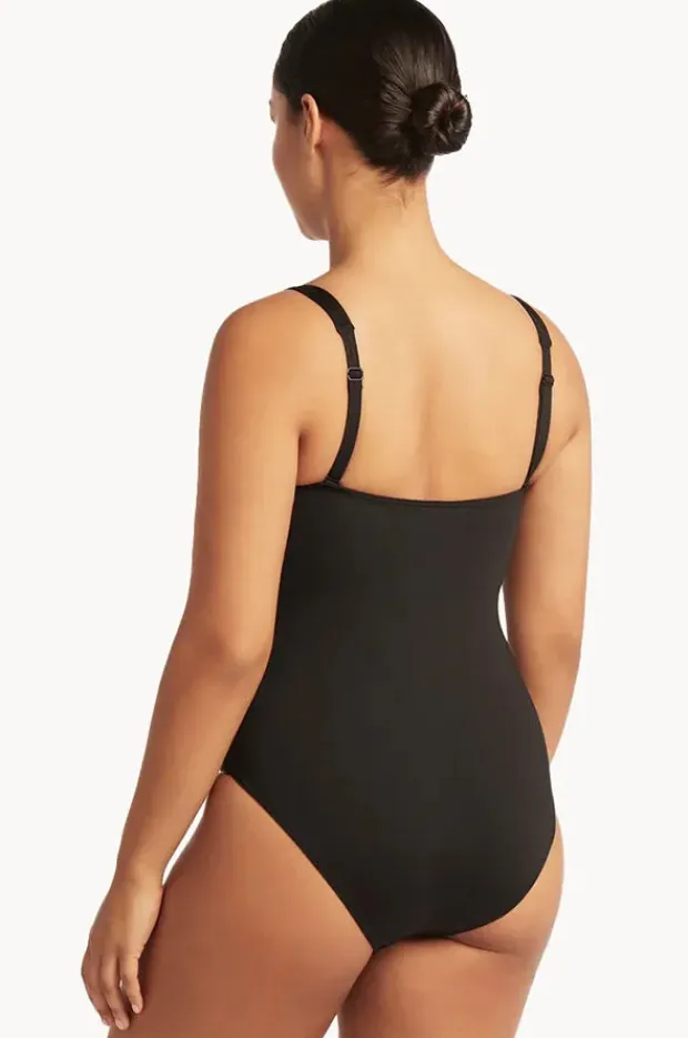 Women Sea Level Eco Essentials Square Neck One Piece