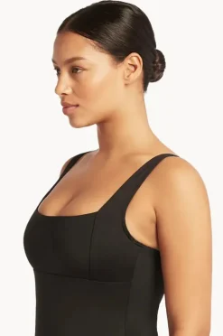 Women Sea Level Eco Essentials Square Neck One Piece