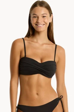 Women Sea Level Eco Essentials Twist Bandeau