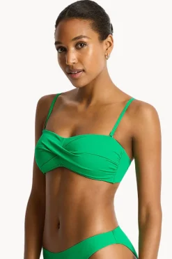 Women Sea Level Eco Essentials Twist Bandeau