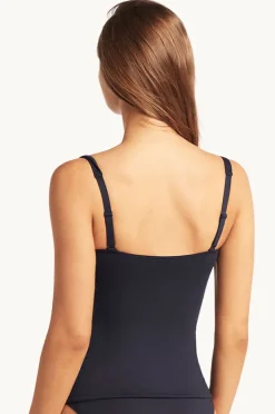Women Sea Level Eco Essentials Twist Front Tankini Separate