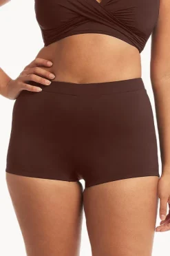 Women Sea Level Eco Plains Boyleg Pant