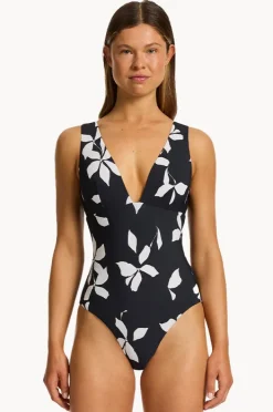 Women Jets Elora Bloom Plunge One Piece