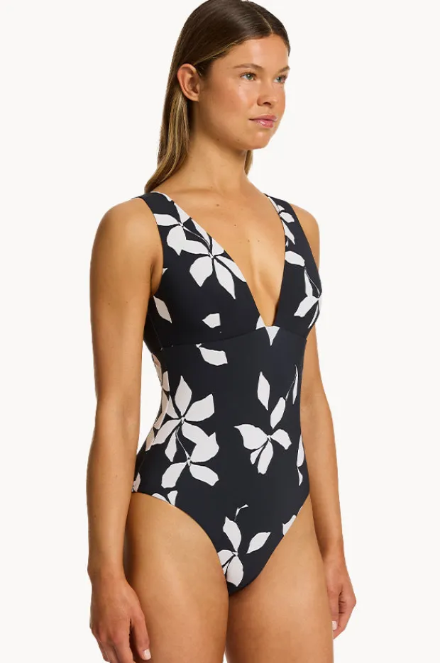 Women Jets Elora Bloom Plunge One Piece