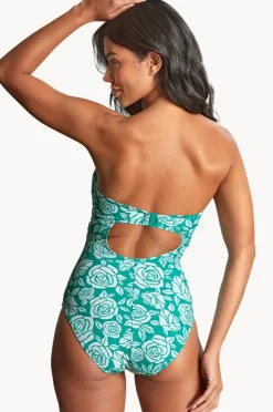 Women Panache English Rose Tatiana G Cup Twist Bandeau One Piece