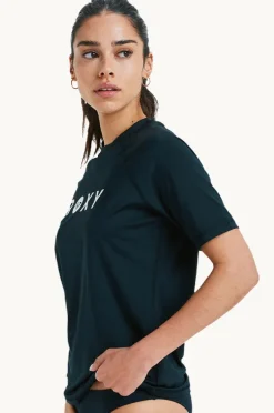 Women Roxy Essential Short Sleeve Suntop