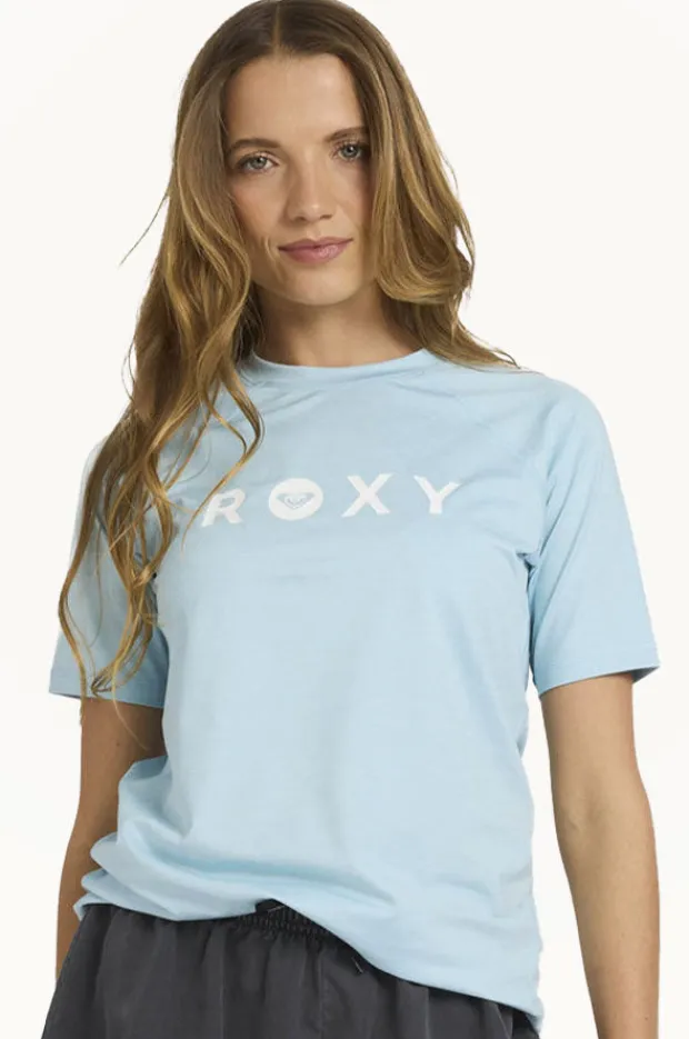 Women Roxy Essential Short Sleeve Suntop