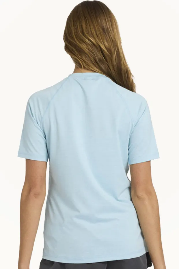 Women Roxy Essential Short Sleeve Suntop