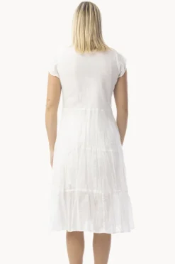 Women Orientique Essentials Cotton Gauze Bias Dress