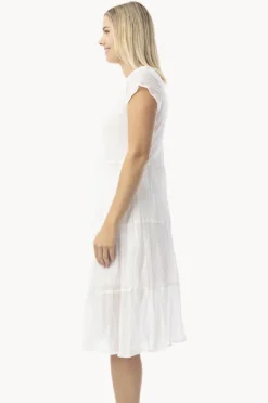Women Orientique Essentials Cotton Gauze Bias Dress