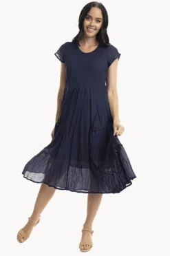 Women Orientique Essentials Cotton Gauze Bias Dress
