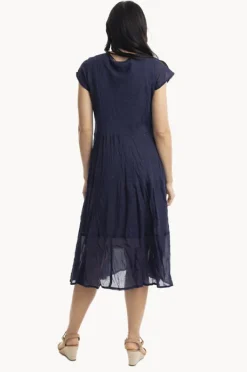Women Orientique Essentials Cotton Gauze Bias Dress