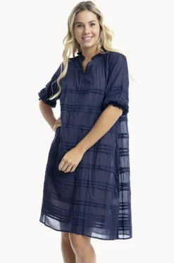 Women Orientique Essentials Cotton Gauze Pleated Dress