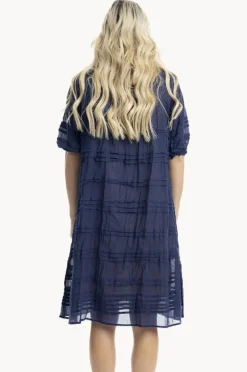 Women Orientique Essentials Cotton Gauze Pleated Dress