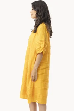 Women Orientique Essentials Cotton Gauze Pleated Dress