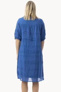 Women Orientique Essentials Cotton Gauze Pleated Dress