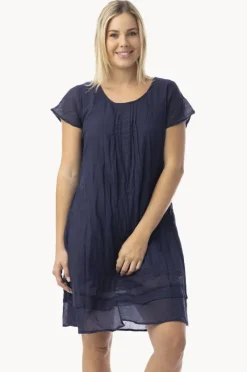 Women Orientique Essentials Gauze Frill Hem Dress