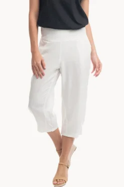 Women Orientique Essentials Linen 3/4 Pant