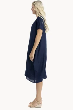 Women Orientique Essentials Linen Blend Bubble Dress