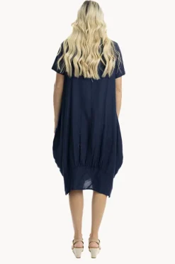 Women Orientique Essentials Linen Blend Bubble Dress