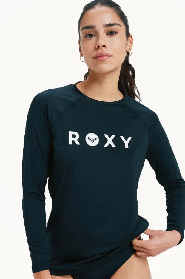 Women Roxy Essentials Long Sleeve Suntop