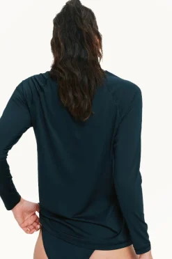 Women Roxy Essentials Long Sleeve Suntop