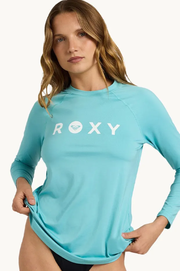 Women Roxy Essentials Long Sleeve Suntop