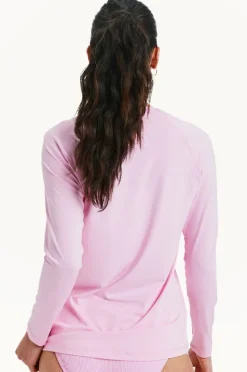 Women Roxy Essentials Long Sleeve Suntop