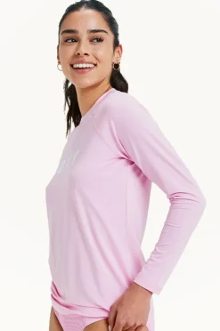 Women Roxy Essentials Long Sleeve Suntop