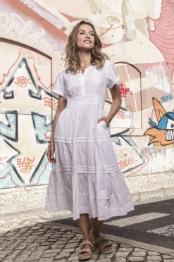 Women Orientique Essentials Poplin Maxi Dress