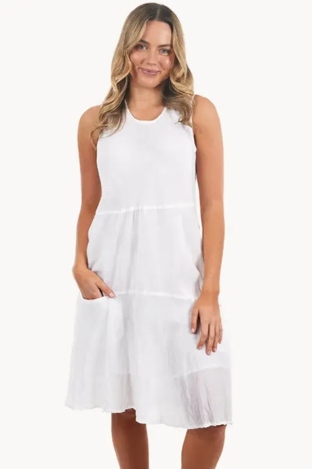 Women Orientique Essentials Sleeveless Pocket Dress