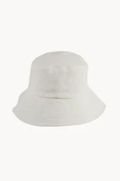 Women Cherry Red Fabric Bucket Hat